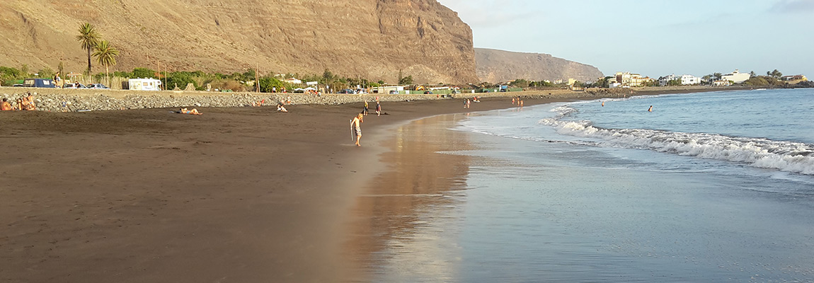 Am Strand von Playa Maria